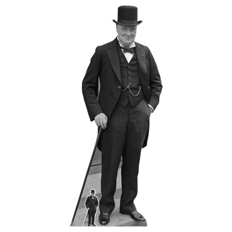 Figurine en carton Winston Churchill Politicien 184 cm