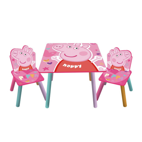 Ensemble Table + 2 chaises Peppa Pig