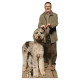 Figurine en carton Jim et Milson Dog vendredi Dîner de nuit Mark Heap 194 cm