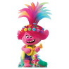 Figurine en carton Les Trolls 2 - Poppy en robe pop avec son ukulele Hauteur 160 cm