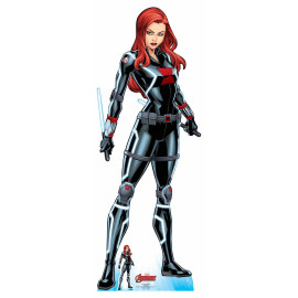 Figurine en carton taille réelle Black Widow Comics Disney H 165 CM 