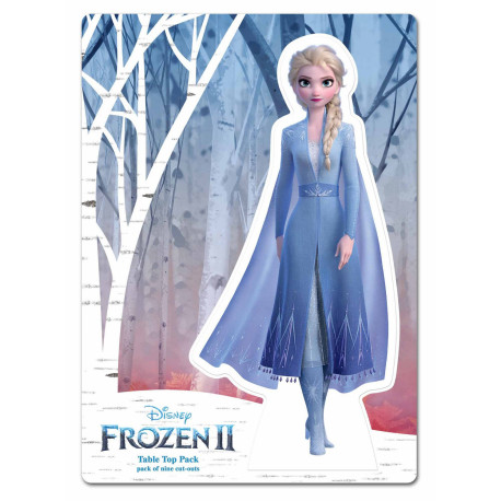Figurine en carton à poser Reine des neiges 2 Anna et Elsa 28 CM  Figurine  en carton sur Anniversaire et fête chez Déco de Héros