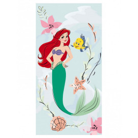 Serviette de plage Disney Princesse Ariel La Petite Sirène - 140 cm x 70 cm