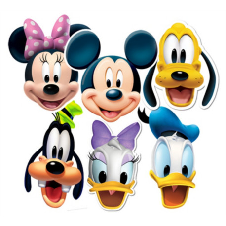 Lot de 6 Masques Mickey et ses amis Disney