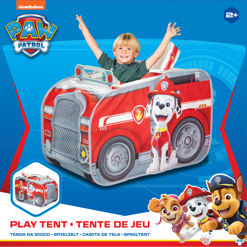 Tente de jeux Pat Patrouille camion de pompier Markus  Tente de jeux sur  Tentes de jeux et cabanes pour r enfant sur Déco de Héros
