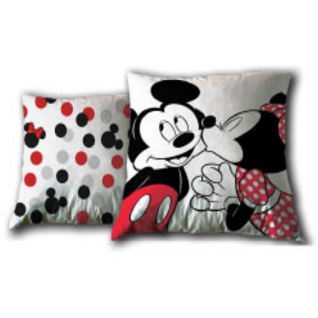 Coussin Disney Mickey et Minnie - 35 x 35 cm