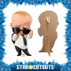 Figurine en carton figurine en carton Baby boss lunettes de soleil veste sur l'epaule - Hauteur 90 cm