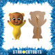 Figurine en carton figurine en carton Baby boss Eric bebe jaune - Hauteur 89 cm