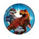Assiettes en carton Dinosaures Jurassic World - Multicolors - 8 pièces - 23 cm