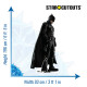 Figurine en carton The Batman Robert Pattinson Film 2022 - Hauteur 196 cm