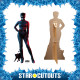 Mini Figurine en carton Catwoman Costume Rouge et Bleu - Zoé Kravitz - Batman Film 2022 - Hauteur 87 cm