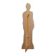 Figurine en carton taille réelle Florence Pugh robe noire et dorée aka soeur de black Widow 163 cm