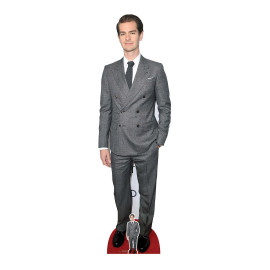 Figurine en carton taille réelle Andrew Garfield costume gris aka Spiderman 180 cm
