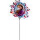 Mini Ballon Disney La Reine des Neiges en aluminium face Anna