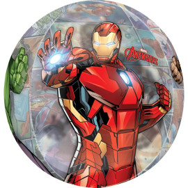 Ballon en aluminium Marvel Avengers forme ronde - 40 cm
