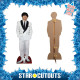 Figurine en carton taille réelle Kim Tae-hyung en veste blanche - Bangtan Boys BTS - 180cm