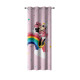 Rideau Disney Minnie - Minnie rose arc en ciel - 140x250 cm