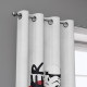 Rideau Disney Star Wars rouge et blanc - 140x250 cm