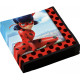 Lot de 20 Serviettes en papier - Miraculous Ladybug - 33 x 33 cm