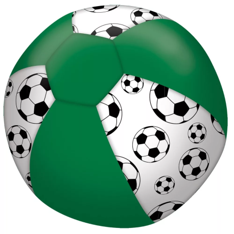 Ballon de Football en Aluminium - Fête d'Anniversaire - 3 pièces - 23 cm