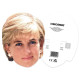 Masque en carton Princesse Diana de la famille royale