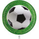 Assiettes en carton Ballon de Football vert - Fête d'Anniversaire - 8 pièces - 23 cm