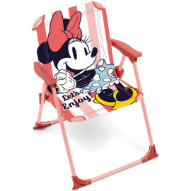 Chaise pliante avec bras - Disney Minnie Mouse 38x32x53cm