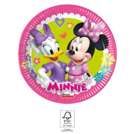 Assiettes en carton Disney minnie et daisy - Fête d'Anniversaire - 8 pièces - 19 cm