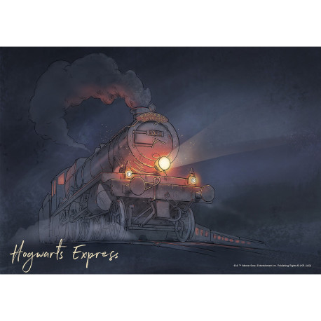 Poster intissé - Harry Potter train Poudlard - 155 x 110 cm