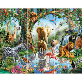 Papier peint mural Walltastic Lac de la Jungle 305x244 cm