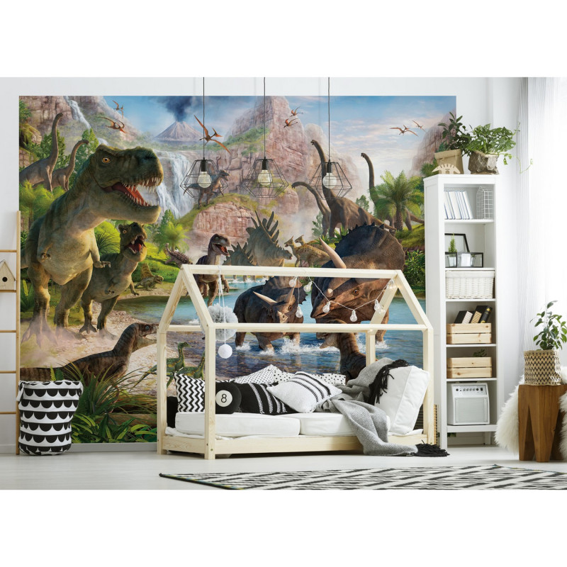 Grand ensemble de décalcomanies murales de dinosaures, autocollants muraux  de dinosaures, jurassique dans la chambre des garçons, autocollants de  dinosaures, art mural de dinosaures, autocollant mural pour enfants, -   France