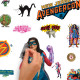 Stickers Muraux Personnages Madame Marvel