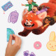 Stickers Muraux Disney Pixar Personnages Turning Red