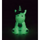 Luminou licorne peluche lumineuse naturelle fonctionne sans pile +/- 25cm