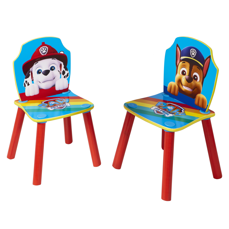 Ensemble table et 2 chaises pour enfants - Pat'patrouille  Ensemble table  & chaise sur Mobilier pour enfant sur Déco de Héros