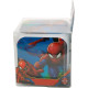 Réveil numérique carré Marvel Spiderman - Bleu - 8x8x8cm 