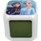 Réveil numérique carré Disney la reine des neiges - bleu - 8x8x8cm 