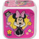 Réveil numérique carré Disney Minnie - rose - 8x8x8cm 