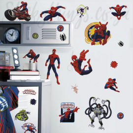 Stickers Muraux Marvel Spiderman 22.9 cm x 44.1cm