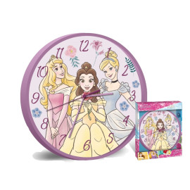 Horloge murale - Disney princesses - 25 cm