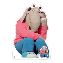 Figurine en carton Meena Elephant - Tous en Scène 2 - Hauteur 129 cm