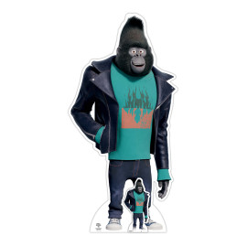 Figurine en carton Johnny Mountain Gorille -Tous en Scène 2 - Hauteur 157 cm