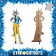 Figurine en carton Porsha Crystal Loup - Tous en Scène 2 - Hauteur 173 cm