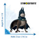 Figurine en carton Batman's Dog - Krypto et les Super-Animaux - Hauteur 91 cm