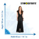 Figurine en carton taille réelle - Britney Spears en robe noire - Chanteuse Américaine - Hauteur 164 cm