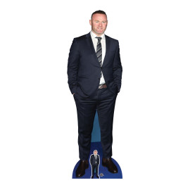 Figurine en carton taille réelle - Wayne Rooney - Ancien Footballeur Professionnel - Hauteur 177 cm