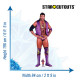 Figurine en carton taille réelle - Razor Ramon - Catcheur WWE - Hauteur 196 cm