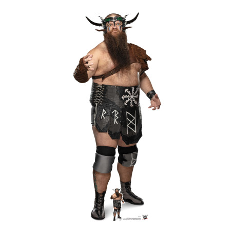Figurine en carton taille réelle - Ivar - Catcheur WWE - Hauteur 190 cm