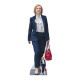 Figurine en carton taille réelle - Liz Truss - Femme Politique Britannique - Hauteur 168 cm