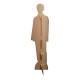 Figurine en carton taille réelle - Troye Sivan en Costume Blanc - Chanteur et Acteur Australien - Hauteur 174 cm